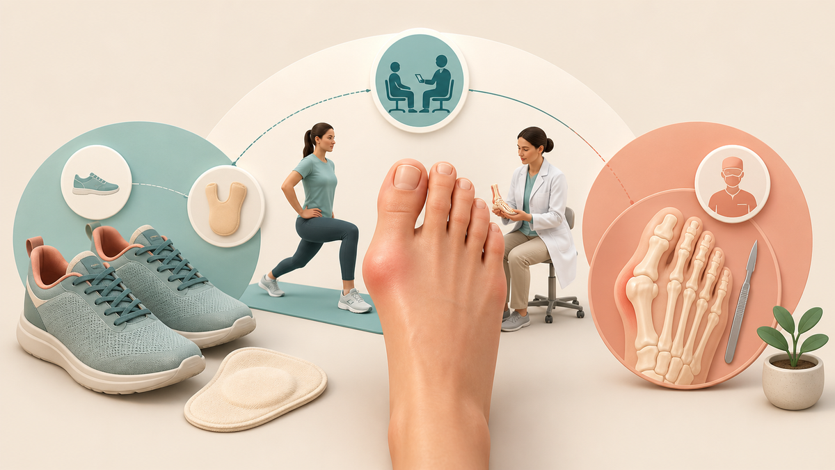 Balanced visual spectrum from footwear and rehabilitation to clinical and surgical care