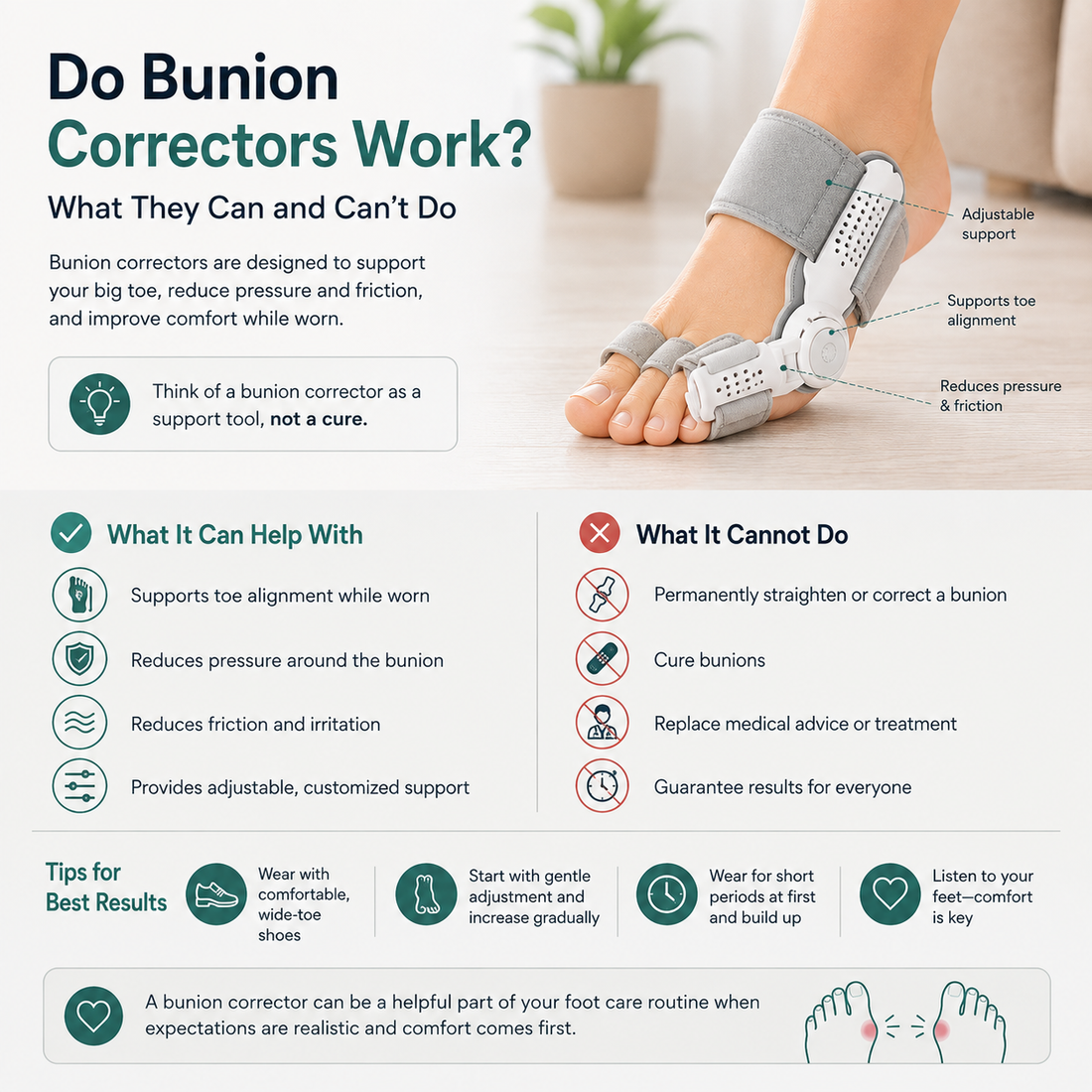 Do Bunion Correctors Work? What They Can and Can’t Do