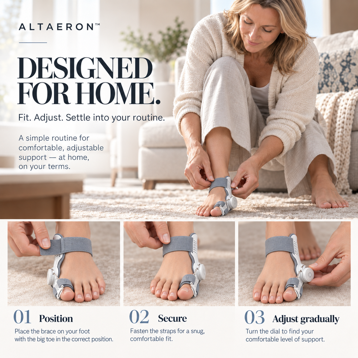 Altaeron™ Adjustable Bunion Corrector