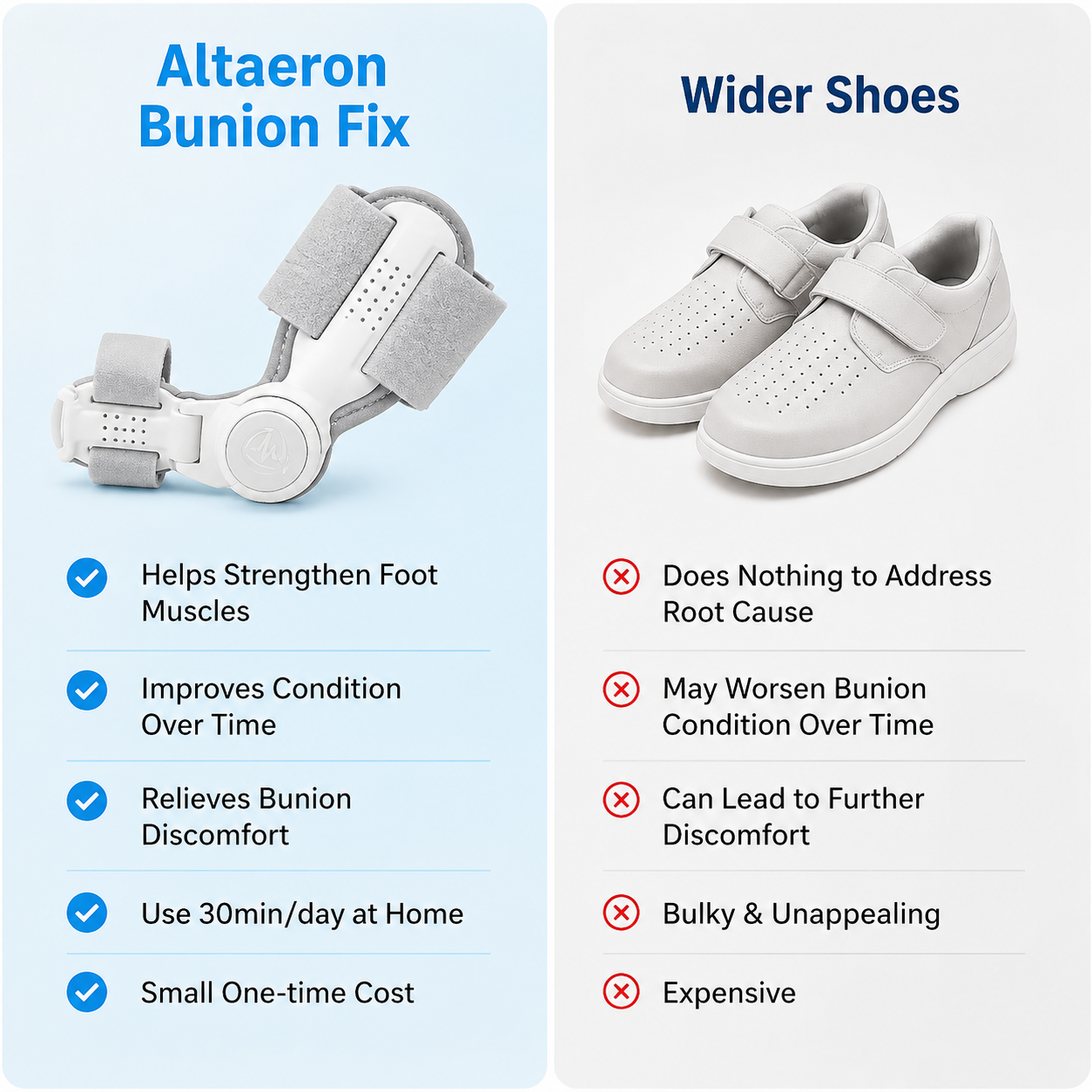 Corrector de juanetes ajustable Altaeron™