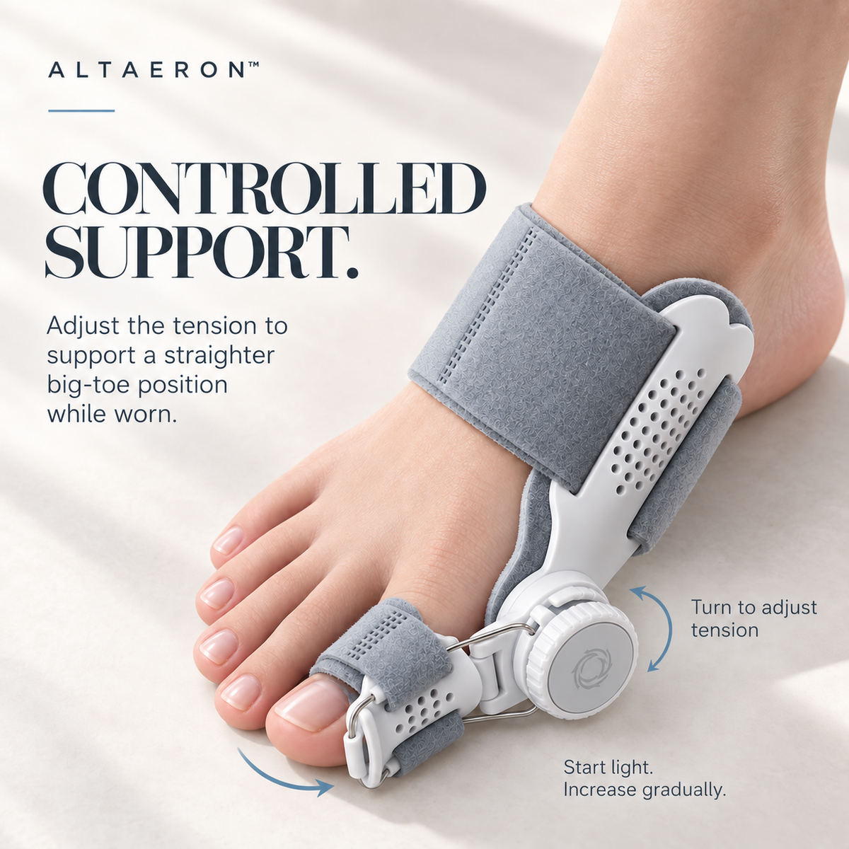 Altaeron™ Adjustable Bunion Corrector