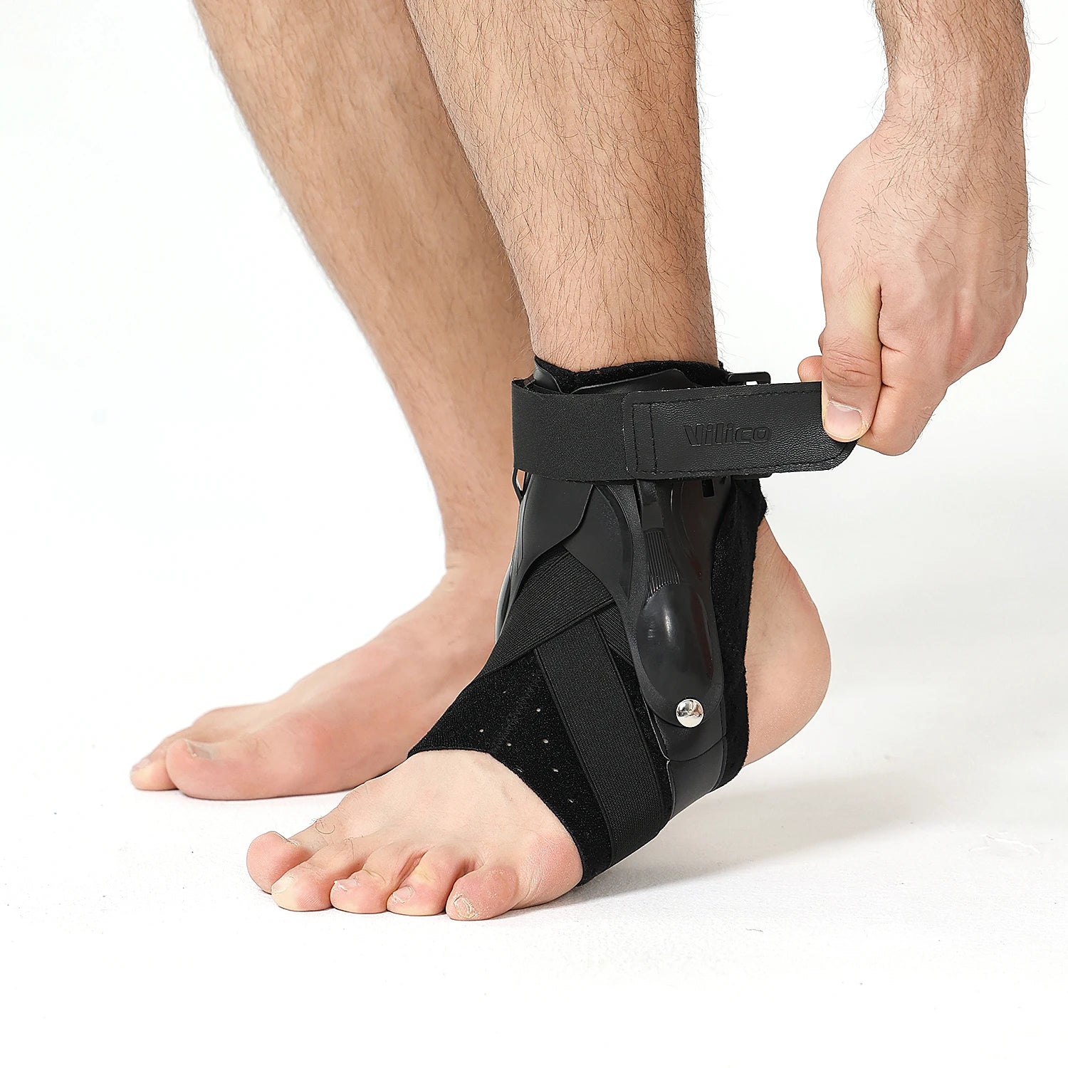 Ankle joint support with side stabilizer, suitable for male and female ankle joint splint stabilizer for restorative tendinitis
