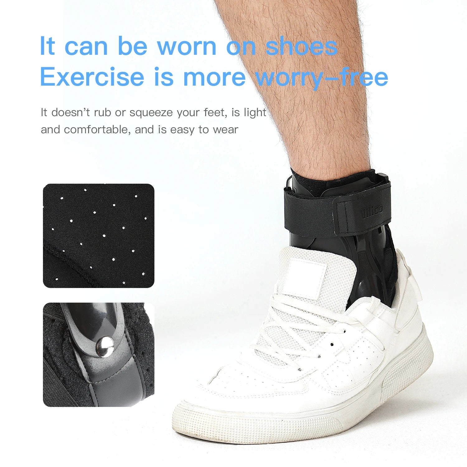Ankle joint support with side stabilizer, suitable for male and female ankle joint splint stabilizer for restorative tendinitis