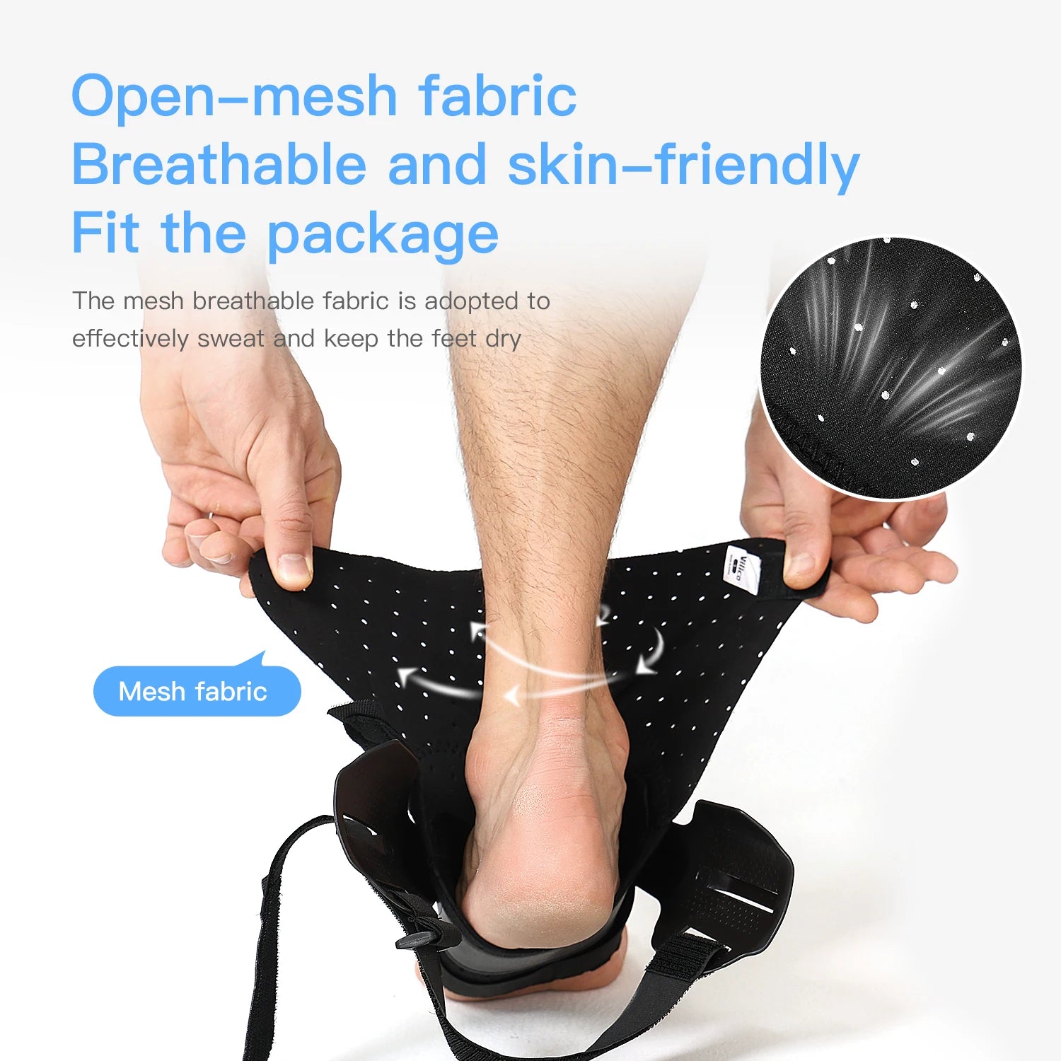 Ankle joint support with side stabilizer, suitable for male and female ankle joint splint stabilizer for restorative tendinitis